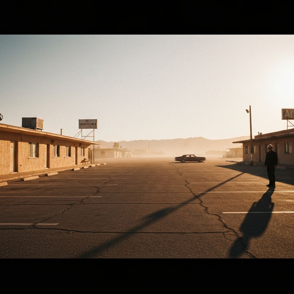 Cinematic desert landscape for Killer Shades brand story